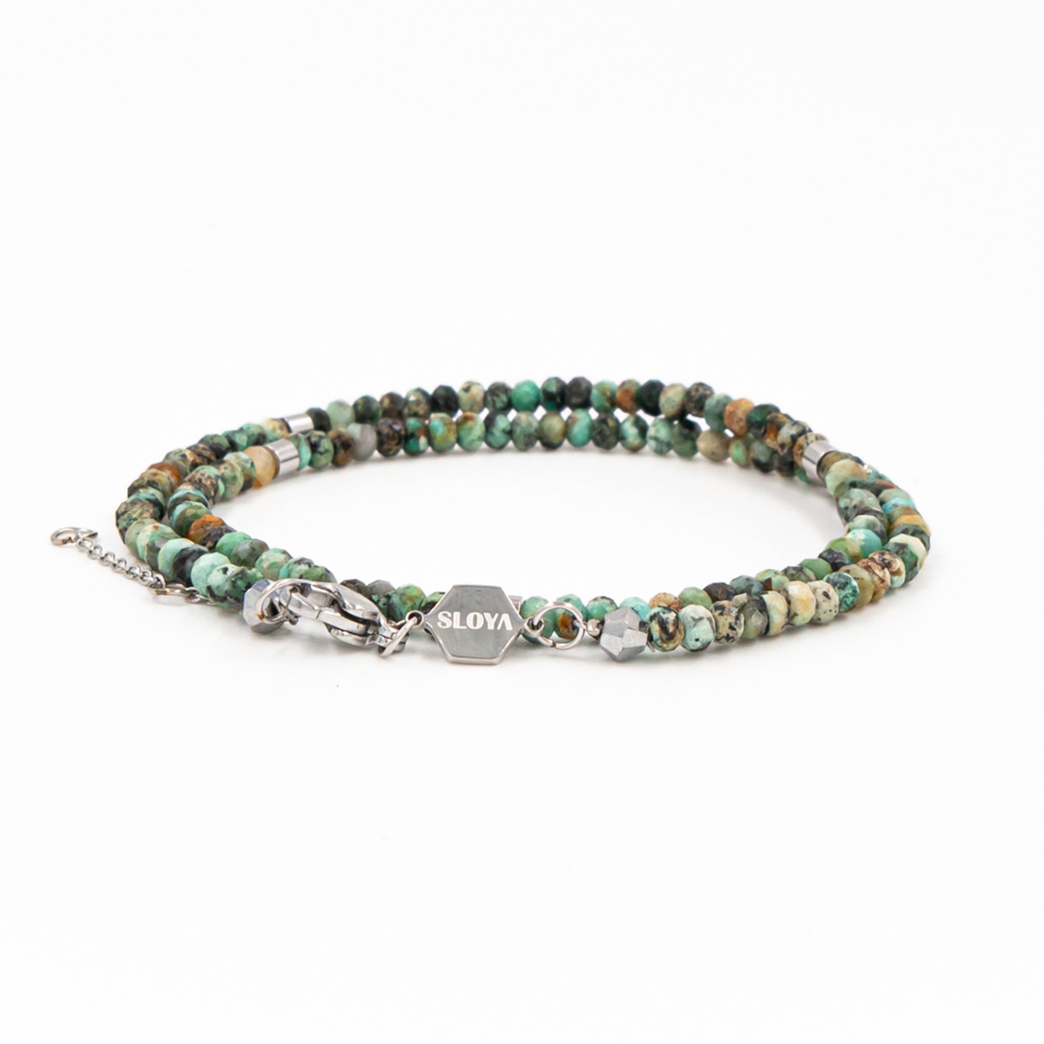 Bracelet LUMIA en pierres naturelles de Turquoise - SLOYA